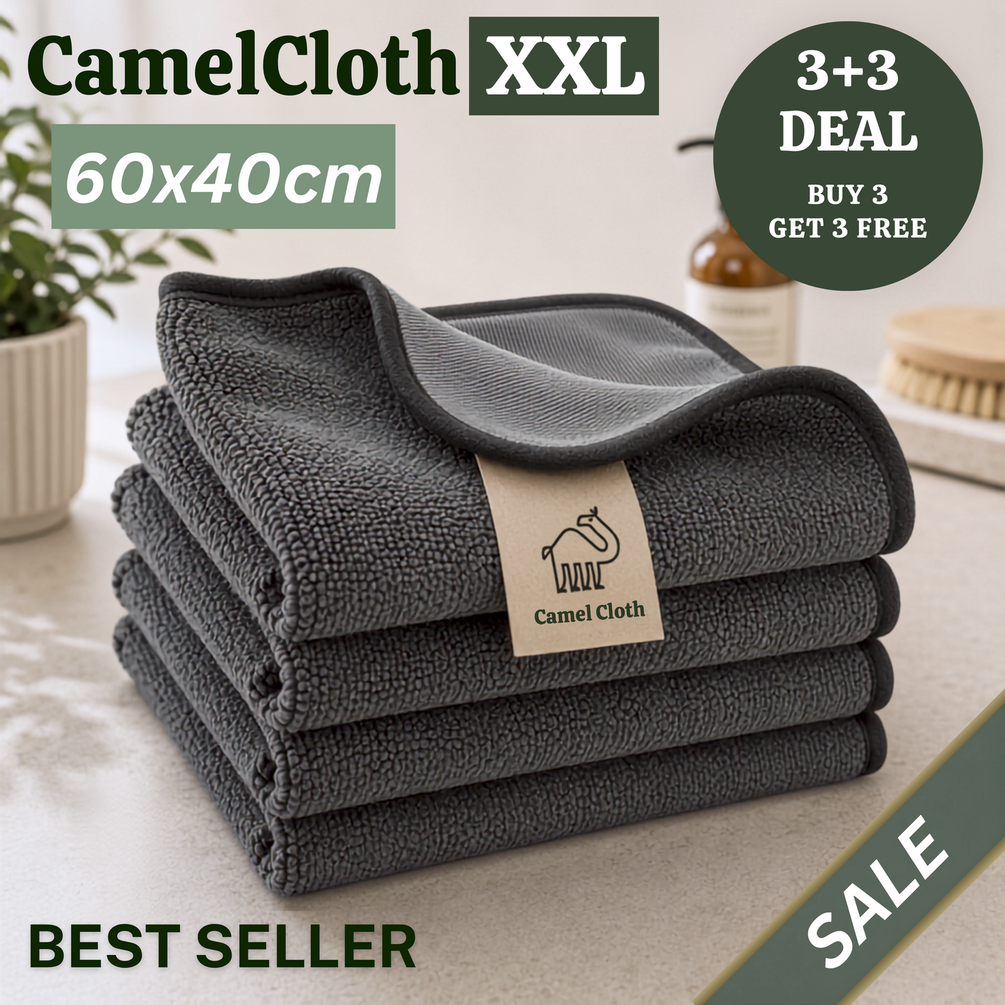 CamelCloth - the American Favourite XXL (60x40cm)