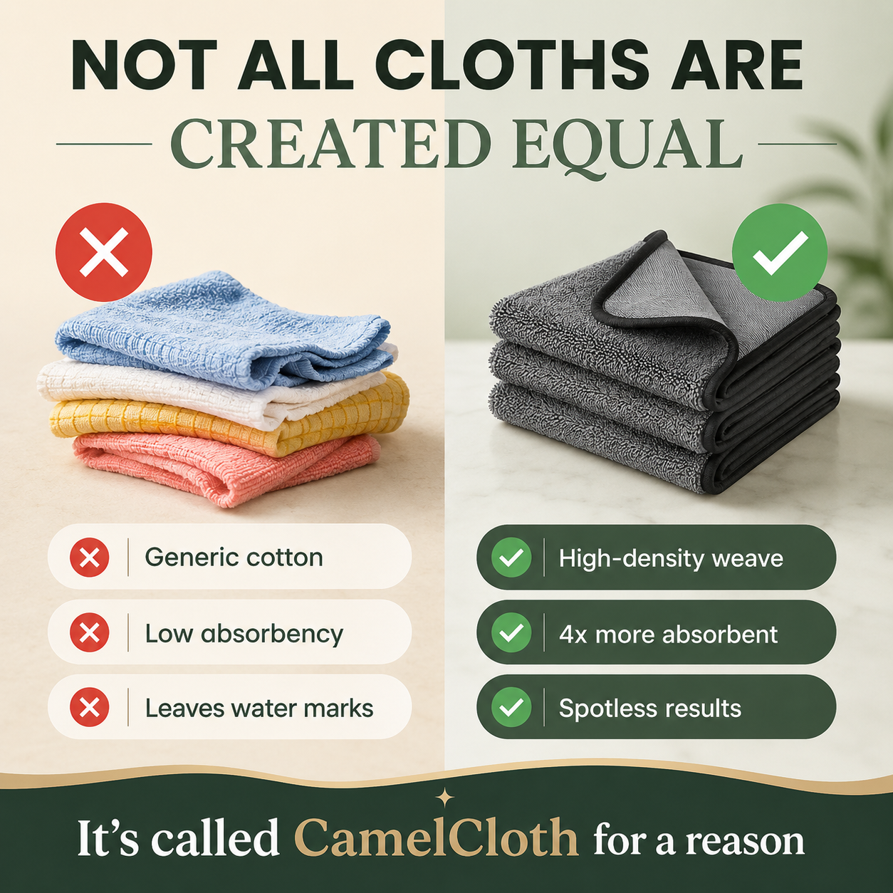 CamelCloth - the American Favourite XXL (60x40cm)